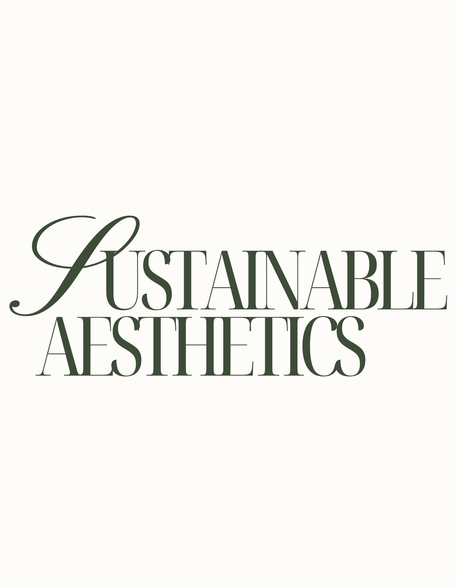 Stustainable Aesthetics - Verfügbar bis zum 31.07.2024