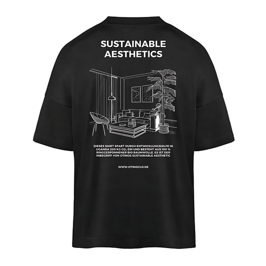 Oversized T-Shirt mit Sustainable Aesthetics Backprint