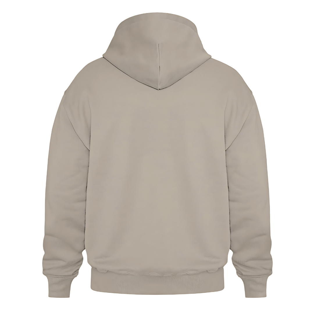 Oversized Urge for Greatness Hoodie in Natural Raw